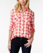 Maison Jules Gingham Button-down Shirt, Only At Macy's