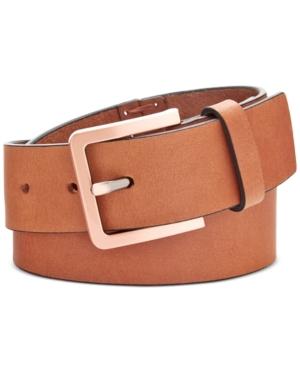 Calvin Klein Hand-stitch Lace-up Leather Belt