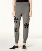Maison Jules Lace-applique Jogger Pants, Created For Macy's