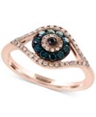 Bella Bleu By Effy Diamond Evil-eye Ring (1/3 Ct. T.w.) In 14k