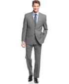 Marc New York By Andrew Marc Grey Plaid Suit