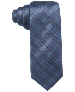 Ryan Seacrest Distinction Men's Fresno Tonal Grid Slim Tie, Created For Macy's