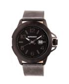 Breed Quartz Ranger Black And Brown Leather Watches 45mm