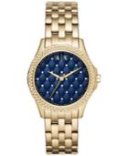 Ax Armani Exchange Women's Gold-tone Stainless Steel Bracelet Watch 36mm Ax5247