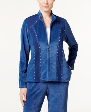 Alfred Dunner Adirondack Trail Embellished Jacket