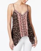 American Rag Printed Handkerchief-hem Top, Created For Macy's