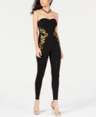 Guess Bianca Embroidered Strapless Jumpsuit