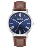 Unlisted Men's Brown Synthetic Leather Sport Watch, 40mm