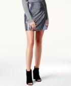 Kensie Sequined Mini Skirt