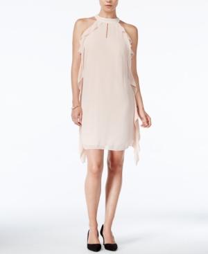 Bar Iii Flutter-detail Shift Dress, Only At Macy's