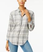 Calvin Klein Jeans Plaid Cotton Shirt
