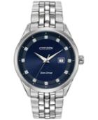 Citizen Eco-drive Men's Corso Diamond-accent Stainless Steel Bracelet Watch 41mm