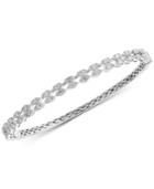 Pave Classica By Effy Diamond Openwork Bangle Bracelet (1-5/8 Ct. T.w.) In 14k White Gold