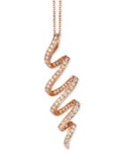 Le Vian Vanilla Diamond Spiral Pendant Necklace (5/8 Ct. T.w.) In 14k Rose Gold