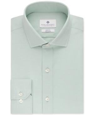 Ryan Seacrest Distinction Non-iron Slim-fit Micro Houndstooth Dress Shirt