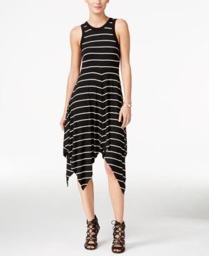 Karen Kane Striped Handkerchief-hem Dress