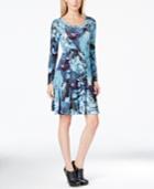 Karen Kane Printed Fit & Flare Dress