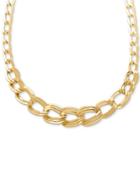 Graduated Link 18 Statement Necklace In 14k Gold