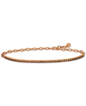 Le Vian Chocolatier Diamond Adjustable Tennis Bracelet (1-1/4 Ct. T.w.) In 14k Gold