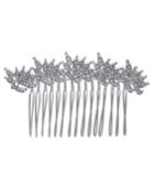 I.n.c. Silver-tone Crystal Cluster Hair Comb, Created For Macy's