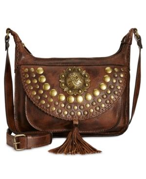 Patricia Nash Distressed Medallion Camila Crossbody