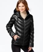 Calvin Klein Chevron-quilted Packable Down Puffer Coat