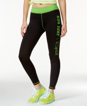 Energie Active Juniors' Contrast Graphic Leggings