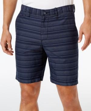 Original Penguin Men's Slim-fit Striped Shorts