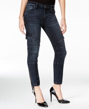 True Religion Halle After Hours Wash Ripped Cargo Jeans