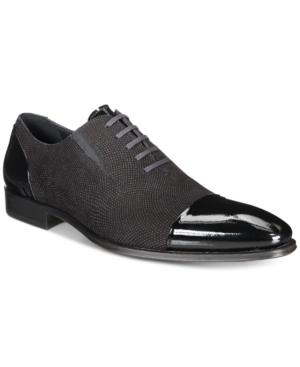 Mezlan Men's Mixed-media Cap-toe Oxfords, Created For Macy's Men's Shoes