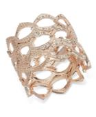 Inc International Concepts Openwork Crystal Accented Wide Bangle Bracelet, Only At Macy's
