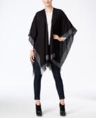 Charter Club Lightweight Border Stripe Poncho, Only At Macy's