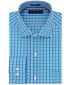 Tommy Hilfiger Men's Classic-fit Non-iron Tattersall Dress Shirt