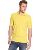 Club Room Classic-fit Short Sleeve Solid Estate Performance Sun Protection Polo, Only At Macy's