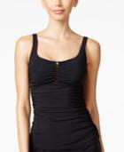 Profile By Gottex Cocktail Party Tummy-control Cutout Tankini Top Women's Swimsuit