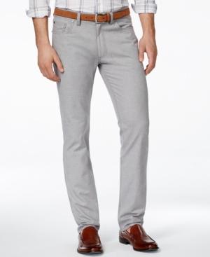 Vince Camuto Charcoal Stretch-fabric Pants