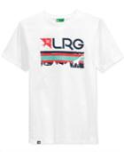 Lrg Men's Astro Stripe Graphic-print Logo T-shirt
