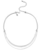 Inc International Concepts Silver-tone Hinged Stirrup Collar Necklace, Only At Macy's