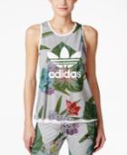 Adidas Originals Floral-print Tank Top
