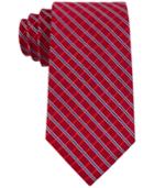 Tommy Hilfiger Men's Red Group Grids Tie
