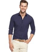 Michael Kors Slim-fit Stretch-cotton Shirt