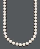 "belle De Mer Pearl Necklace, 20"" 14k Gold A+ Cultured Freshwater Pearl Strand (11-13mm)"