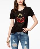 Guess Studded-applique Ripped T-shirt