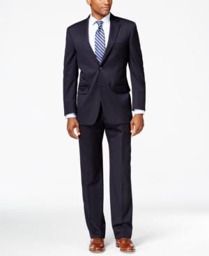Tommy Hilfiger Navy Solid Classic-fit Suit