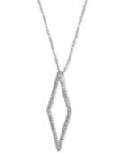 Geo By Effy Diamond Geometric Pendant Necklace (1/2 Ct. T.w.) In 14k White Gold