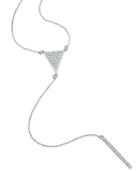 I.n.c. Pave Triangle And Bar Lariat Necklace, Created For Macy's