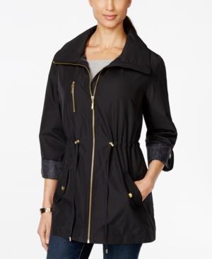 Jm Collection Roll-tab-sleeve Anorak Jacket, Only At Macy's