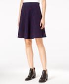 Maison Jules Windowpane A-line Skirt, Only At Macy's