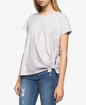 Calvin Klein Jeans Cotton Tie-hem T-shirt
