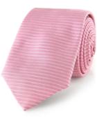 Boss Black Striped Silk Tie